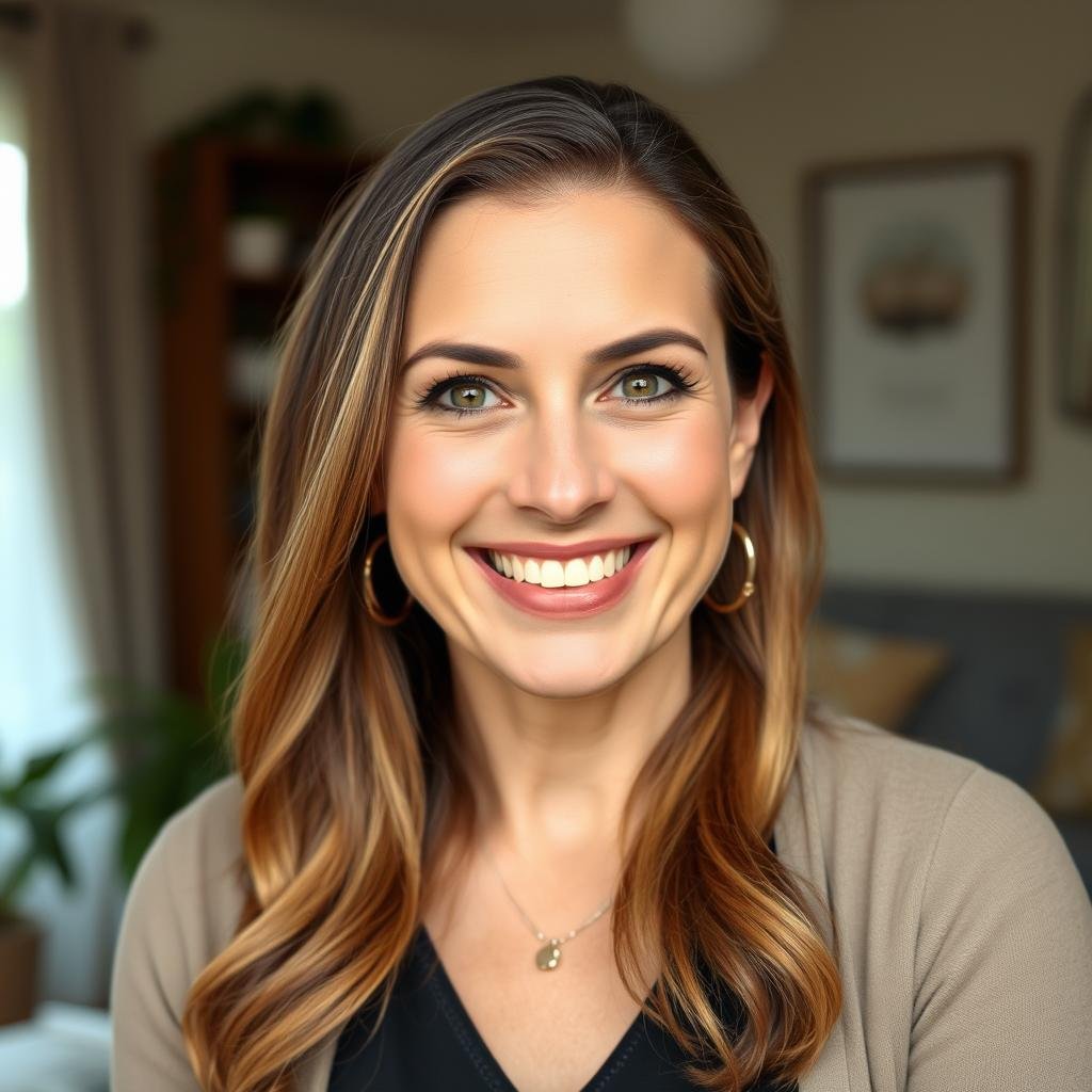 Portrait of Sarah T., showing customer satisfaction on this grabbing sales page